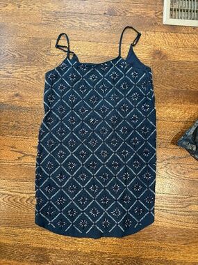 NBD Hypnotize Me Jeweled Mini Dress-Small